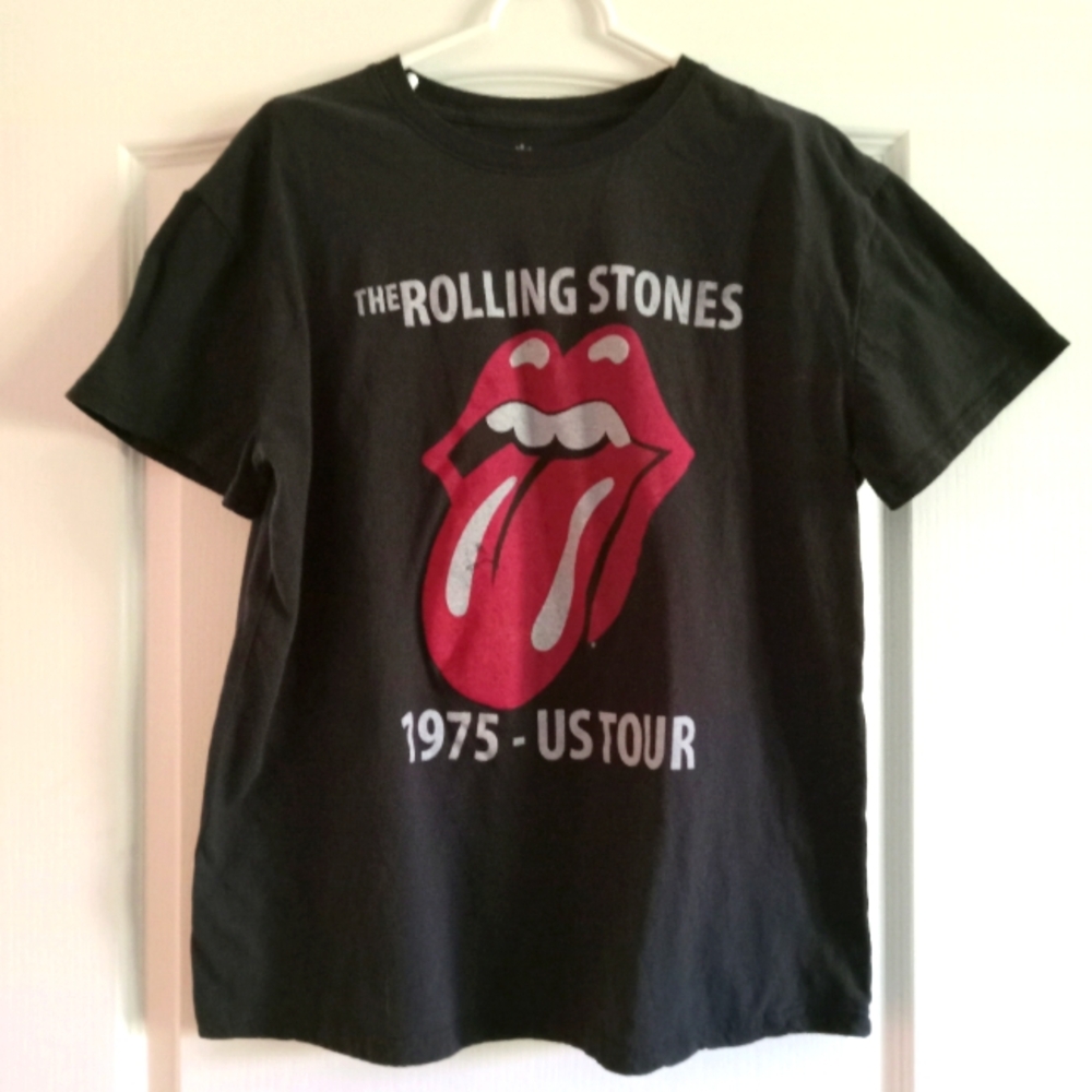 The Rolling Stones 1975 US Tour Retro T-shirt Unisex Adult XXL